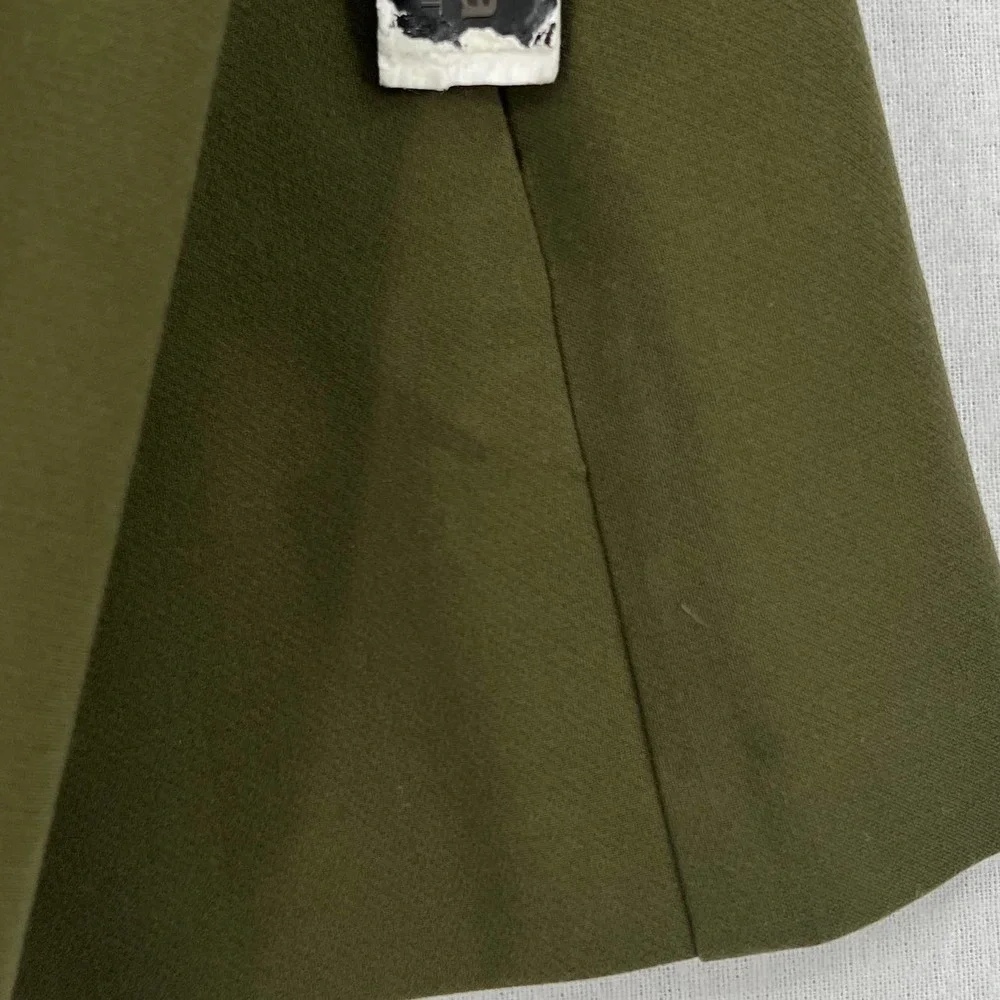 ALICE + OLIVIA Shorts Womens 6 Olive Green Cady High Waist Clean Short NWT - Picture 8 of 16